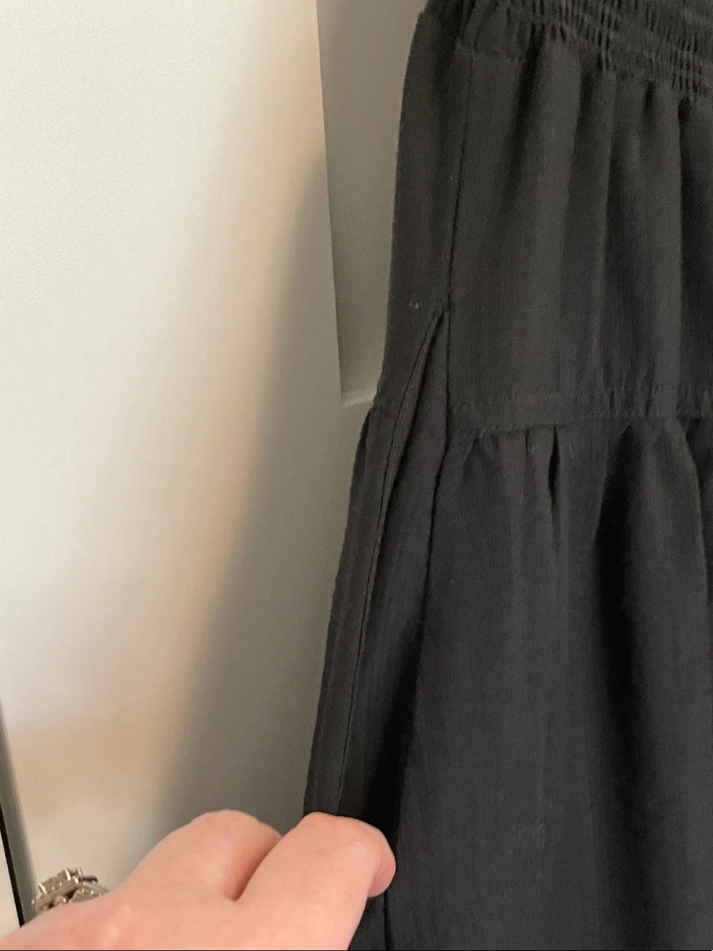 Moon River Black Sleeveless Maxi Dress